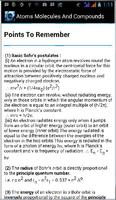 Atoms Molecules And Compounds capture d'écran 1