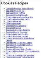 Cookies Recipes ภาพหน้าจอ 1