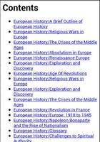 European History screenshot 1