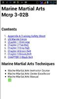 Marine Martial Arts Mcrp 3-02B captura de pantalla 1