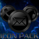 ICON PACK DARK METAL THEME APK