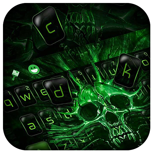 Darkness Skull Keyboard Theme