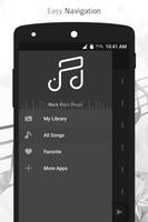 Black Music Player captura de pantalla 3