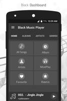 Black Music Player captura de pantalla 1