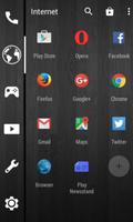 Black Wood - Smart Launcher screenshot 1