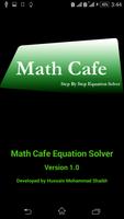 Math Cafe - Equation Solver Affiche