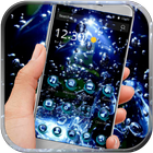 Blue Water Drop Launcher Theme आइकन