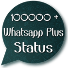 100000+ WhatsApp Plus Status icon