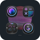 Technological Dark Chin Of Cool Gradient Icon Pack APK
