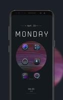Technological Dark Chin Of Cool Gradient Icon Pack Plakat