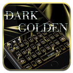 Dark Golden Black Keyboard APK