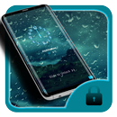 Black water droplet theme APK