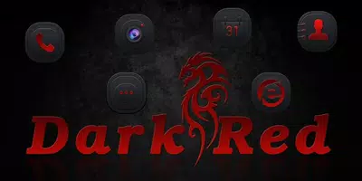 Dark Red Theme Screenshot 3