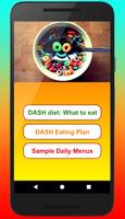 Dash diet app: dash diet plan Cartaz