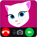 Talking Cat Angela - Fake Call APK