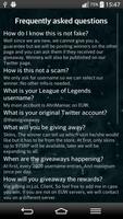 Giveaway for League of Legends capture d'écran 2