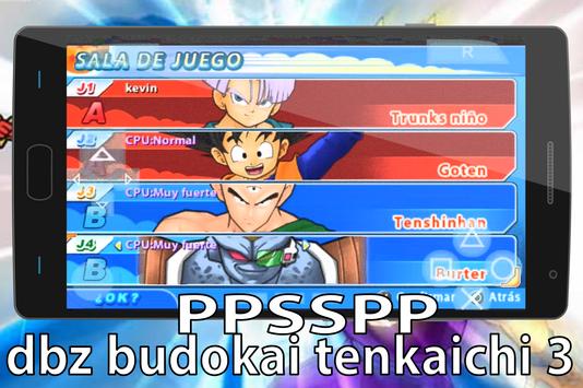Guide Dragon Ball Z Budokai Tenkaichi 3 Of Ppsspp Pour Android Telechargez L Apk