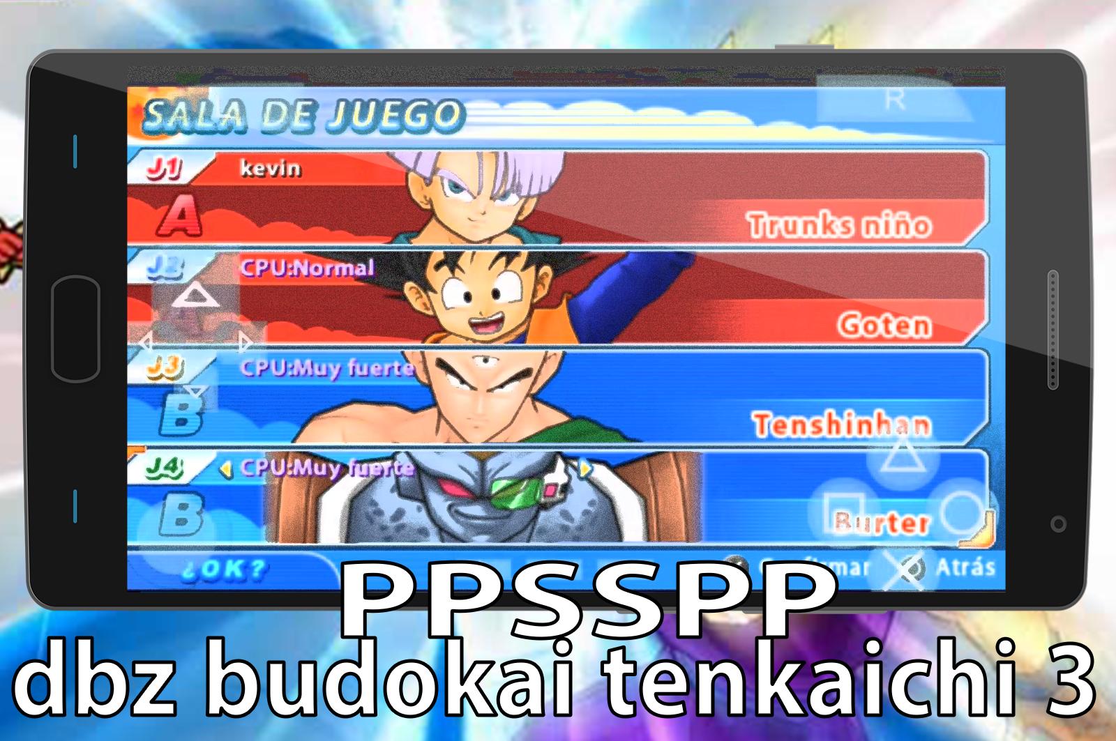 Guide Dragon Ball Z Budokai Tenkaichi 3 of PPSSPP APK pour Android  Télécharger