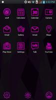 Next Launcher - PurpPink Theme captura de pantalla 1