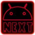 Next Launcher - Red Theme icône