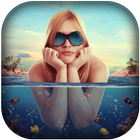 3D Water Effect : Photo Editor أيقونة