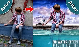 3D Water Effect : Photo Editor الملصق