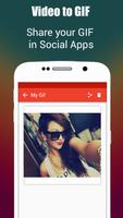 Video To Gif - Gif Maker from short videos اسکرین شاٹ 2