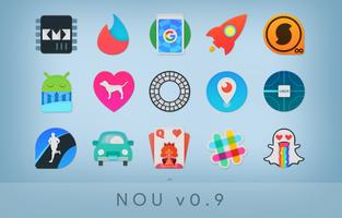 Nou - Material Icon Pack скриншот 3
