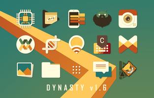 Dynasty - Retro Icon Pack captura de pantalla 2