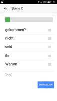 Learn German  the easy way, put sentences together capture d'écran 3