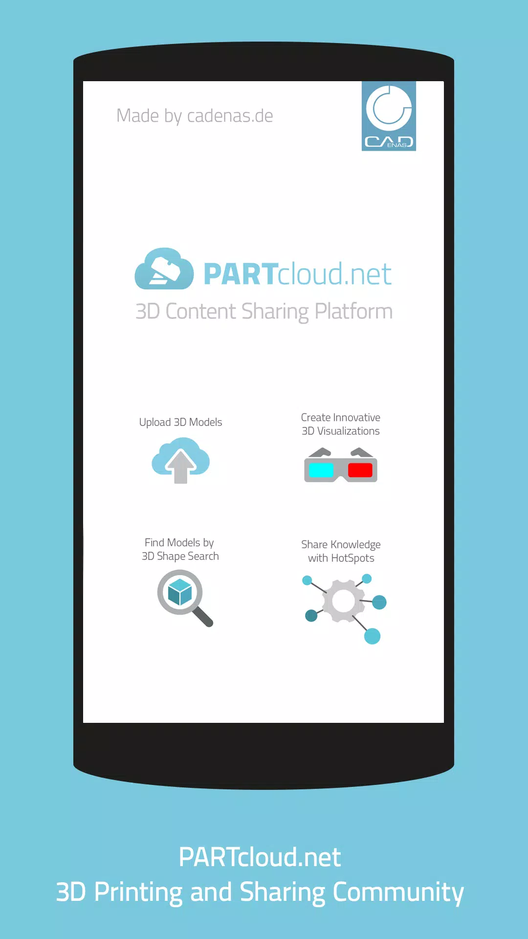 PARTcloud.net 3D Print & Share for Android - APK Download
