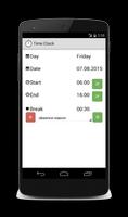 Timesheet - Work Time Tracker capture d'écran 3