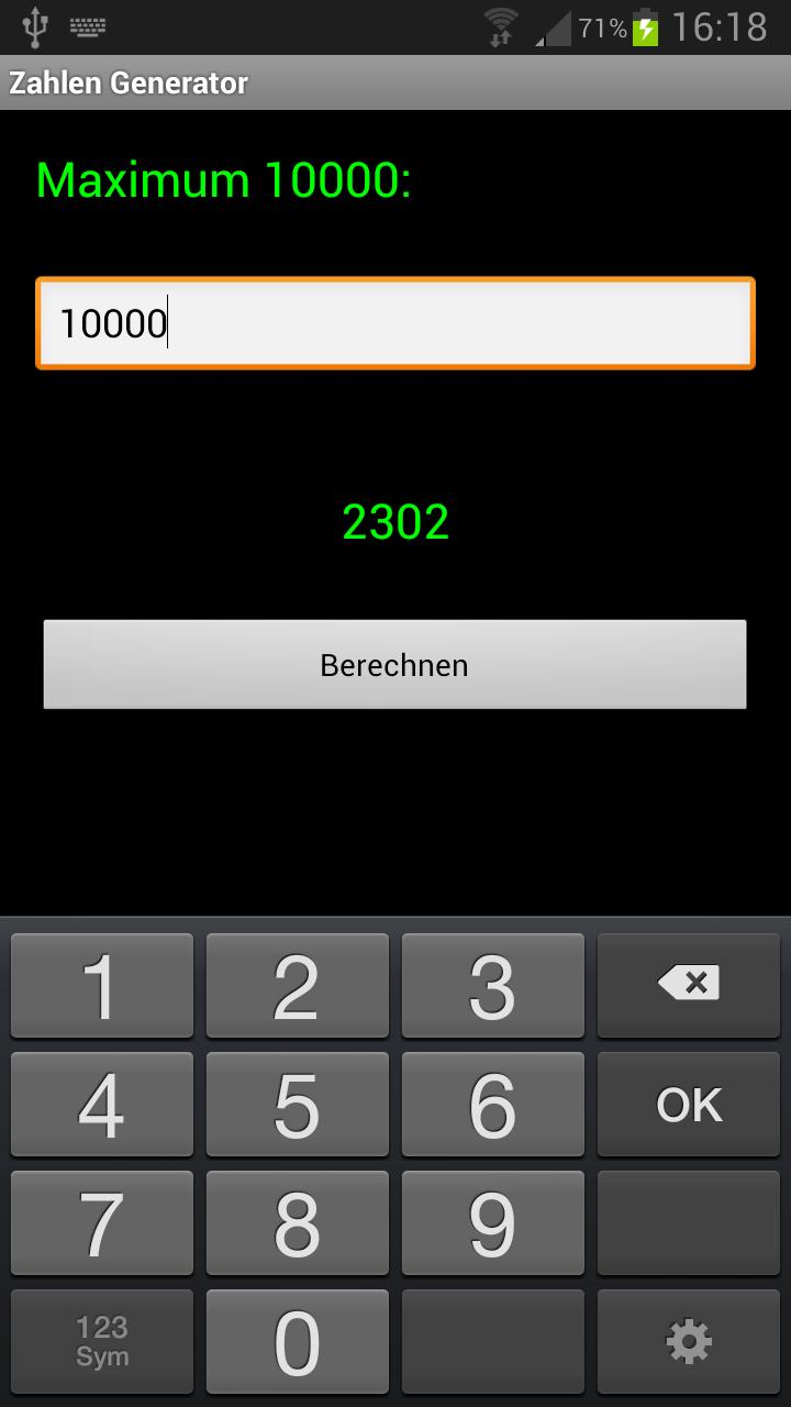 Zahlen Generator APK für Android herunterladen