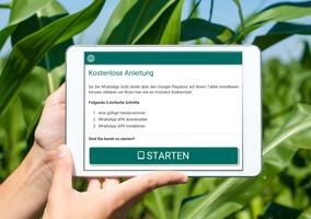 Anleitung Whatsapp für Tablet poster