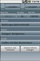 Fahrtenbuch For Android Lizenz Screenshot 1