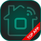 Hacker alarma Simulación icono