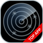 Piraten Radar Simulation Zeichen