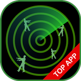 Zombie Radar Simulación icono