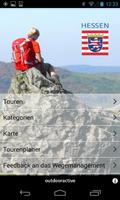 Wandertouren-App Hessen Affiche