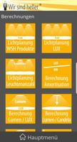 Wir sind heller: Tools + Berechnungen Beleuchtung screenshot 1