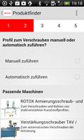 ROTOX Produktfinder screenshot 2