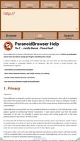 ParanoidBrowser الملصق