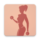 Body fitness for girls, the daily workouts program icône