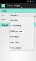 Unit Converter capture d'écran 2