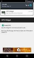 GPS Lock Widget poster