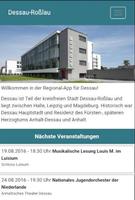 Dessau-Roßlau - Regional-App Affiche