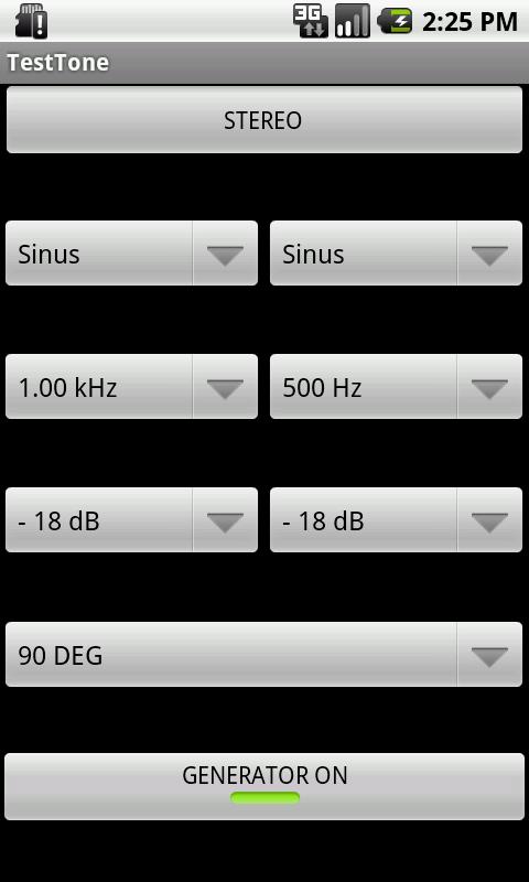 Apps test android. Audio Test. Генератор частоты звука для андроид. Tone Generator Android. Simple Tone Generator приложение.