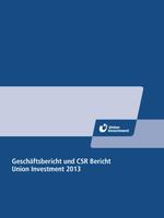 Union Investment Bericht 2013 Affiche