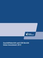 Union Investment Bericht 2013 Cartaz