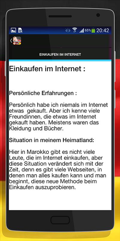 B1 Prüfung Sprechen Teil 2 для андроид скачать Apk
